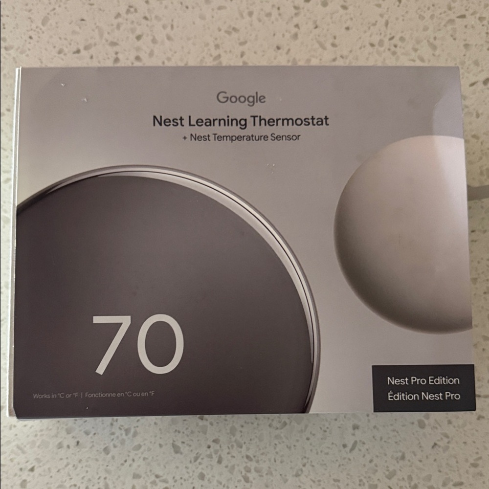 Google Nest Learning Thermostat - Pro Edition NEW